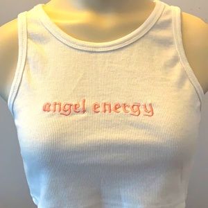 ROMWE white Crop Top